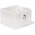 Relaxdays Aufbewahrungskorb Set 2 x aus Bambus 37 x 30 x 20 cm weiß