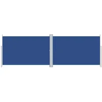 vidaXL Seitenmarkise 200 x 600 cm Blau Polyester