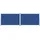 vidaXL Seitenmarkise 200 x 600 cm Blau Polyester