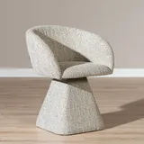 Bronx71 Esszimmerstuhl Lenn drehbar Chenille taupe