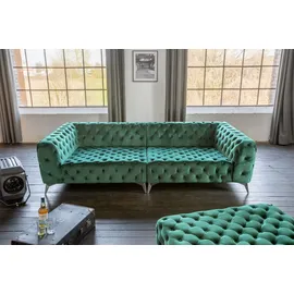KAWOLA Big Sofa NARLA Chesterfield Sofa Velvet