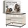 Sämann Laufgitter mit Matratze Cloud Air - schwarz/natur - Premium Kollektion | Gr.: 75x100 cm
