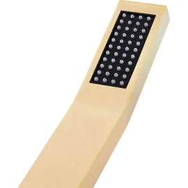 Beliani Handbrause Gold Metall Rechteckig Stab 1 Strahlart Modern Klassisch Duschkopf Badezimmer Stabhandbrause Stabbrause