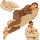 Totsy Baby Stillkissen 190 cm Beige
