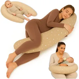 Totsy Baby Stillkissen 190 cm Beige