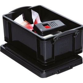 Really Useful Box Aufbewahrungsbox 9,0 l schwarz 39,5 x 25,5 x 15,5 cm