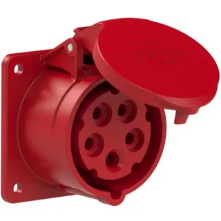 PCE CEE-Anbausteckdose gerade 16A 5p 6h IP44/54 TT 3156ttf7