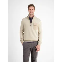 Lerros Strickpullover Troyer Beige XXL