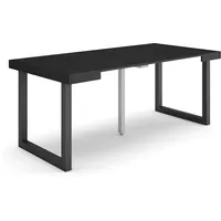 SKRAUT HOME Ausziehbarertisch, 180x90x73cm, Für 8 Gäste, Massivholz Beine,