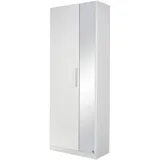 Rauch MINOSA 69 x 197 x 41 cm hochglanz weiß mit Spiegel / weiß