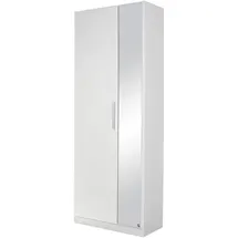 Rauch MINOSA 69 x 197 x 41 cm hochglanz weiß mit Spiegel / weiß