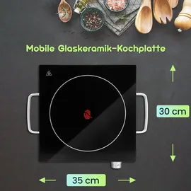 casativo Mobile Glaskeramik-Kochplatte