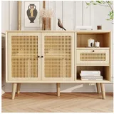 stilvora Sideboard 120 x 80 x 40 cm Beige