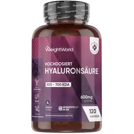 WeightWorld Hyaluron Kapseln 600 mg 120 St.