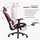 Trisens Bürostuhl in moderner Mesh-Optik mit Fußstütze ergonomischer Drehstuhl mit Nacken und Lordosenstütze - Gamingstuhl mit atmungsaktiver Netzrückenlehne und Wippfunktion