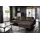 KAWOLA Sofa BLOOM Ecksofa Leder dunkelbraun