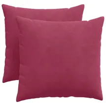 vidaXL Sofakissen 50 x 50 cm Weinrot