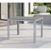Gardissimo Soul Gartentisch 120 x 70 x 75 cm Silber