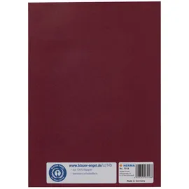 Herma Heftumschlag glatt weinrot Papier DIN A5