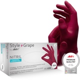 AMPri Style Grape Nitrilhandschuhe bordeaux,