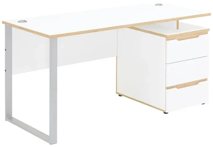 Innostyle Schreibtisch Memphis Dekor Weiß