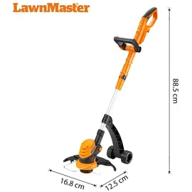 LAWNMASTER Akku-Rasentrimmer 24V 2,0 Ah inkl. 1 x 2,0 Ah und Ladegerät