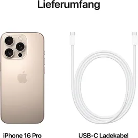 Apple iPhone 16 Pro 128 GB Titan Wüstensand
