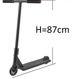 native Stem Stunt-Scooter H=87cm M schwarz - Schwarz