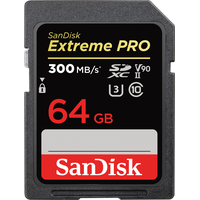 SanDisk Extreme Pro SDHC/SDXC UHS-II 64 GB R300/W260