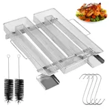 Kaltrauchgenerator aus EdelstahlQuadrat RäucherschneckeSparbrand Räucherofen ...