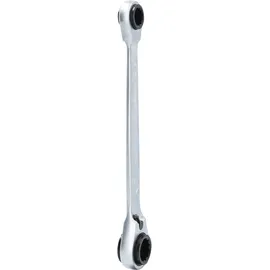 BRILLIANT TOOLS Doppel-Ratschenringschlüssel 4 in 1 10 x 13, 17 x 19 mm