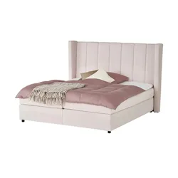 Boxspringbett  Lady ¦ rosa/pink ¦ Maße (cm): B: 198 H: 134 T: 207