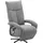 sit&more TV-Sessel Zoe 74 x 112 x 82 cm grau mit Kopfteilverstellung & 360° Drehfunktion