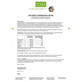 Kräuterhaus Sanct Bernhard Q10-Zellfit 100 mg Trinkfläschchen 30 St.