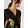 aniston plus Longbluse mit Papageien Druck Schwarz 48
