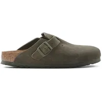 Birkenstock Boston Suede Leather Holzschuhe - Thyme - EU 40