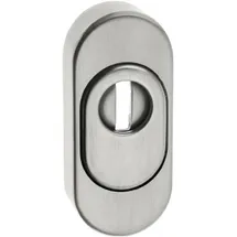 Edi Schlüsselrosette oval Silber