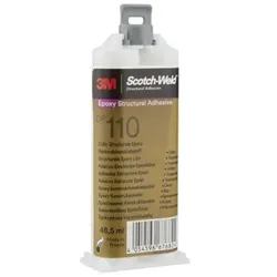 3MTM Scotch-WeldTM 2-Komponenten-Konstruktionsklebstoff auf  Epoxidharzbasis DP110, Transluzent, 48.5 ml
