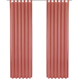 OTTO home Gardine OTTO HOME "XANA" Gr. 1, orange (rot), B:145cm H:145cm, Voile, Polyester, Gardinen, Gardine, Bestseller, einfarbig, 1 Schal, pflegeleicht, preiswert