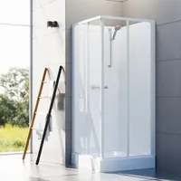 BADSANITAER Core - Komplettdusche 80x80 cm