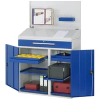 Rau Beistellschrank-Stehpult - Modell 04 BxTxH 1100x520x1110/1220/1770mm