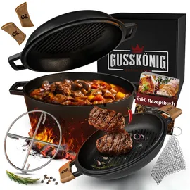 gusskönig Gusseisen Topf 5 l
