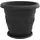 vidaXL Blumentöpfe 6 pcs Ø 26 x 21,5 cm Schwarz