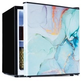 Klarstein CoolArt Mini-Kühlschrank EEK F Gefrierfach 1,5l Designtür