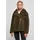 URBAN CLASSICS Ladies Sherpa Biker Jacket Olive - M
