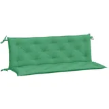 vidaXL Bankauflage 150 x 50 x 7 cm grün 2 St.