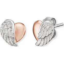 Engelsrufer Ohrstecker 925er Silber rhodiniert, rhodiniert One Size Damen 