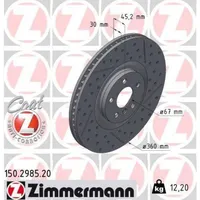 ZIMMERMANN Bremsscheibe COAT Z