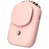 Leiser Usb-nackenventilator Mit Kosmetikspiegel, 3 Geschwindigkeitsstufen, Tragbar Für Spaziergänge, Angeln Und Fitness