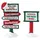 Lemax North Pole Signs Set Of 2 Art.-nr. 74325